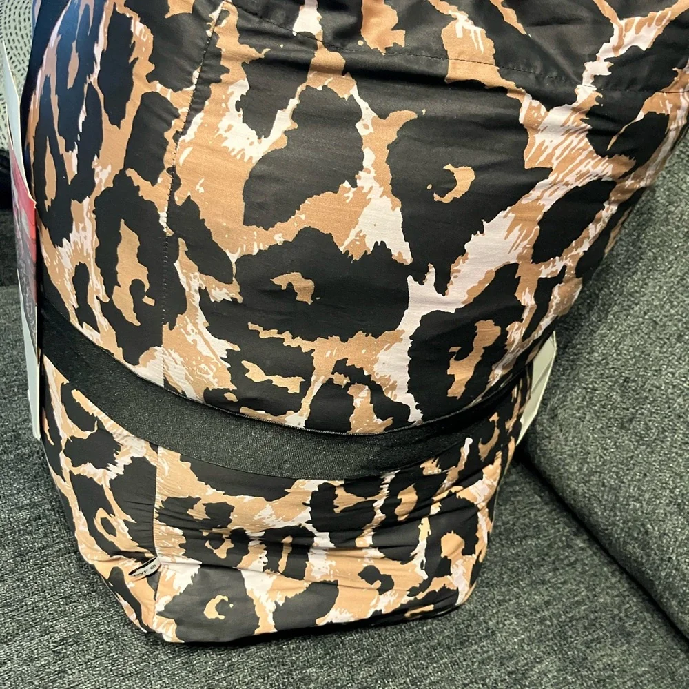 Leopard/Geranium Leaf Reversible Comforter - DVF for Target
